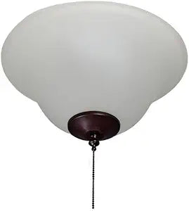 Maxim Basic-Max-Three Light Ceiling Fan Light Kit with Wattage Limiter in style-13 Inches Wide-Oil Rubbed Bronze Finish