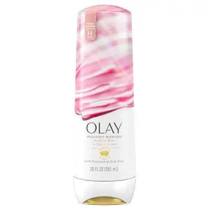 Olay Body Wash for Women, Indulgent Moisture, Rose & Cherry Creme, 20 fl oz