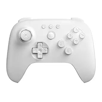 8Bitdo 64 Bluetooth Controller with Hall Effect Joystick, White