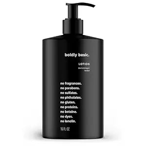 Boldly Basic Fragrance Free Lotion - Unscented Moisturizer (16 oz)