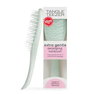 Tangle Teezer Extra Gentle Detangler Brush, Fragile Hair, Eucalyptus Green