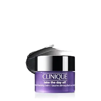 Clinique Take The Day Off Charcoal Cleansing Balm Makeup Remover | Dissolves Makeup and Sunscreen | For Dry Combination to Oily Skin Types