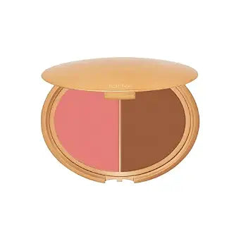 tarte Park Ave Princess Cream Cheek Duo ��� Blush & Bronzer Duo with Buildable Waterproof Cheek Tint Infused with Coconut, Vitamin E & Guava Seed, Vegan & Cruelt
