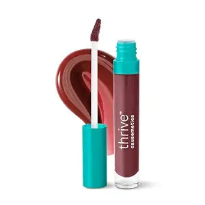 Thrive Causemetics Sheer Strength Lip Plumping Peptide Gloss, Deep Berry