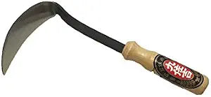 BlueArrowExpress Kana Hoe 217 Japanese Garden Tool - Hand Hoe/Sickle is Perfect for Weeding and Cultivating. The Blade Edge is Very Sharp.