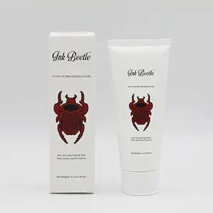 Tattoo Aftercare Sealant Gel - Forms a breathable protective skin-No Adhesives-No Latex-Natural Healing ingredients- Painlessly wash off- No Adverse skin reactions- 8 fl oz
