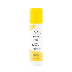 Tubby Todd Mineral Sunstick, Broad Spectrum SPF 30 Sunscreen for Kids
