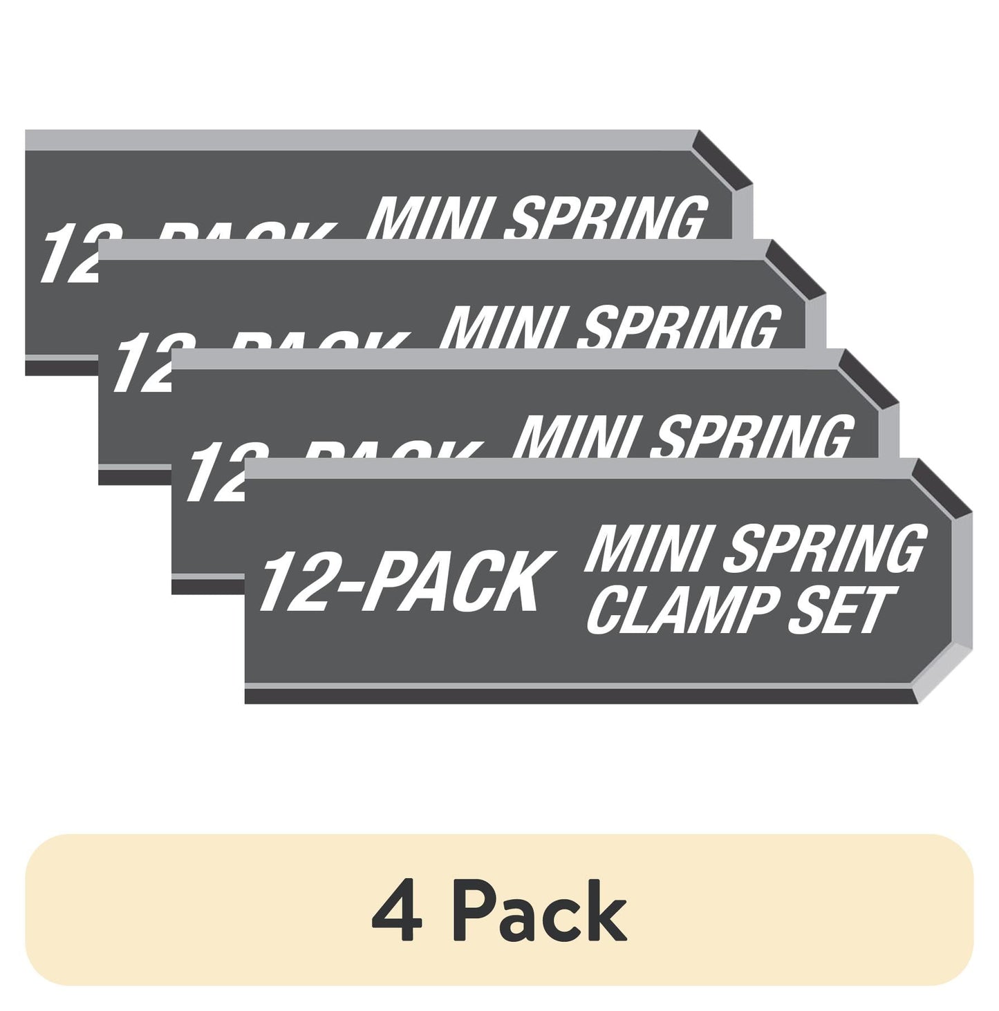 Hyper Tough 12-Piece Mini Metal Spring Clamp Set