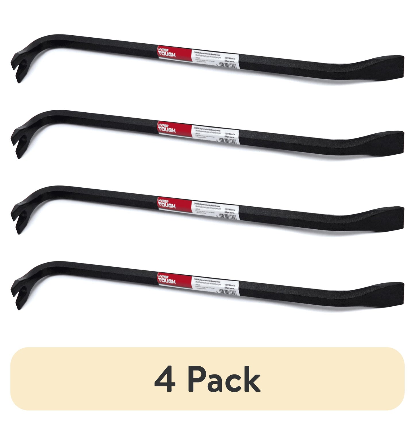 Hyper Tough 18†Wrecking Bar, Nail Puller and Crowbar Tool
