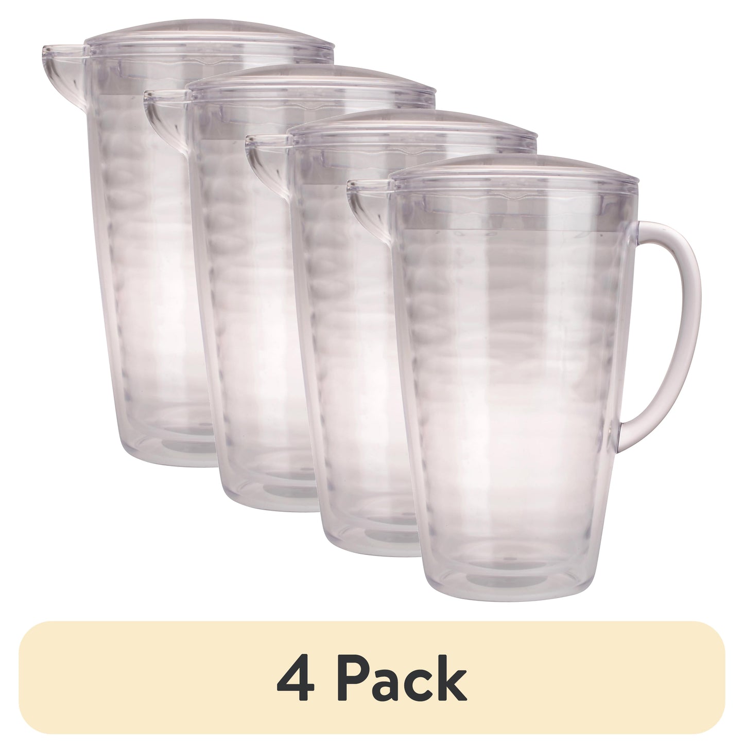 Mainstays 2.5 Quart Double Wall Clear Acrylic Pitcher