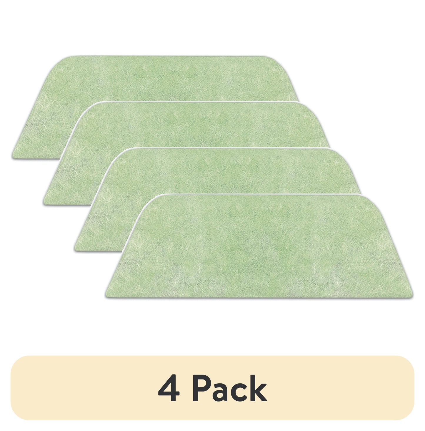 (4 pack) RV Air AC-125G Coleman Mach Max Air Conditioner Filter, 10.5" x 7", Polyester, Merv 6
