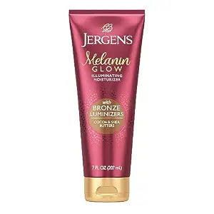 Jergens Melanin Glow Illuminating Moisturizer, Bronze, 7 fl oz