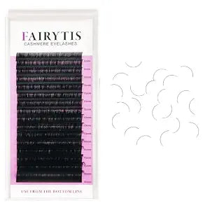 Cashmere Lash Extensions C CC D Curl 8-25mm Mixed & Single Length Tray,lash extension trays for Cashmere Fibers,Matte Black���Professional Lash Sal