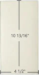 St. Croix Ashby & Afton Bay Side Glass Panel (80P20035-R) Γ 4 1/2" x 10 13/16" High-Temperature Ceramic Replacement