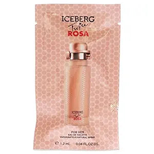 ICEBERG Twice Rosa Mini Spray - Fragrance For Women - Sparkling And Addictive - Fresh And Fruity Accents - A Truly Memorable And Lasting Experience - Perfect For Travel - Eau De Parfum - 12 Pc