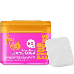 BeYoutiful FreshFace Makeup Remover Face Wipes for Teens and Kids, Gentle