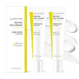 2PCS Revive Retinol Under Eye Cream, Revive Hydrating Eye Cream For Face and Neck, Firming & Moisturizes, Reduces Wrinklesfor All Skin Types