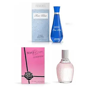Sandora Fragrances Women's Perfume 2-Pack – Eau de Parfum – Two Full-Size 100 ml Bottles – Clean Fresh Airy + Rich Floral Warm Fragrance