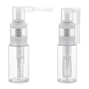 2 Pcs Empty Powder Spray Bottle for Makeup, Cake Glitter, Barber, Dry Cleaning, Dusting and Crafts