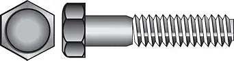 Hillman 3/8 in. Dia. x 1-1/4 in. L Zinc Plated Steel Hex Bolt 100 pk