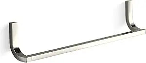 Kohler K-11580-SN Loure 18" Towel Bar Vibrant Polished Nickel