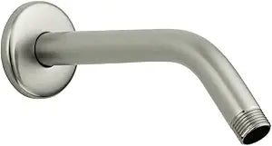 hansgrohe Extended Length 9-inch Modern Showerarm in Brushed Nickel, for Wall Mount Showerhead, 04186823