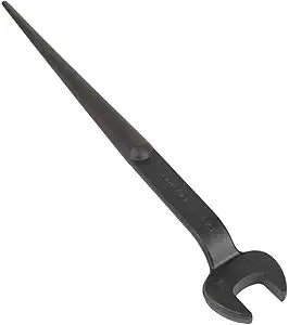 KLEIN TOOLS 3222 Construction Spud Wrench, Made in USA, 1-1/8-Inch Nominal Opening, 3/4-Inch Bolt for U.S. Regular Nut