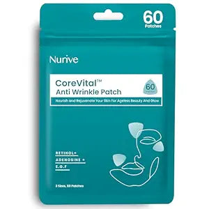 Advanced Wrinkle Patches 60ct Smile Line, Frown Line Wrinkle Patches for Facial Korean Skin Care Face Wrinkle Tape Invisible Overnight with Retinol & Collagen (Small (Face))