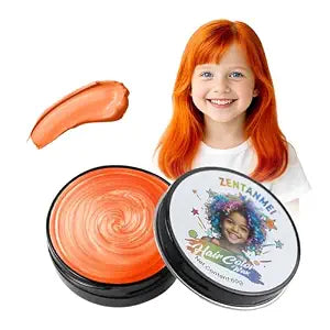 Temporary Hair Color Wax, Washable Hair Wax for Halloween 2.12 Oz