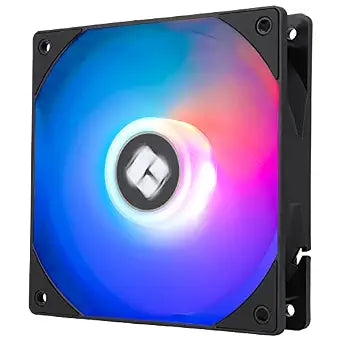 Thermalright TL-C12RB-S V2 CPU Fan 120mm ARGB Case Cooler Fan, 4pin PWM Connector Silent Computer Reverse Fan with S-FDB Bearing Included,up to 1500RPM Cooling Fan(Black ARGB)