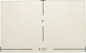 Hawke Large Double Door Ceramic Glass Panel (8 1/2" x 8") | High-Heat Replacement | Part #7HLDD