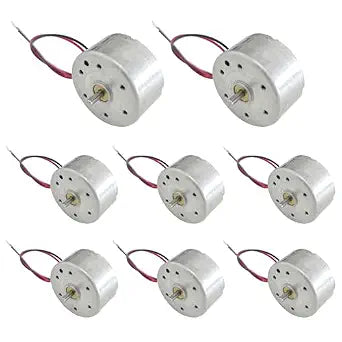 8Pcs Mini DC Motor, 5V 6000RPM Electric Motor with Wire for DIY Model