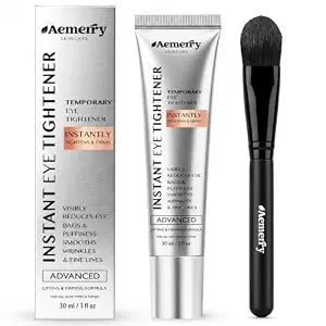 Instant Eye & Face Tightener Cream for Under Eye Bags, Wrinkles & Puffiness