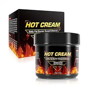 Hot Sweat Cream, Natural Sweat Cream for Belly Fat Burner for Women, Fat Burning Cream for Belly, Hot Cream Weight Loss Workout Enhancer, Cellulite Treatment for Thighs Legs, Arms & Buttocks (1 PC)