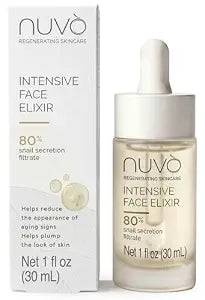 Nuvò - Snail Slime Face Elixir, Reduces Appearance of Aging Signs, 1 Fl Oz