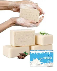 Australian Goat Milk Moisturizing Bar Soap,6.35oz,Pack of 4