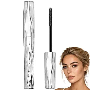 Volumizing Lengthening Smudge Proof Mascara, Waterproof Fibre Mascara, Tubular Eyelash Primer with Metal Wand, for Natural Daily Makeup��ï