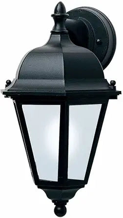 Maxim Lighting Westlake Outdoor Wall Light | Black Finish | Frosted Glass Shade | Transitional Outdoo Wall Light | Ideal for Porches, Patios & Garages | 65100BK