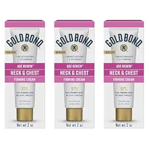 Gold Bond Age Renew Neck and Chest Firming Cream, 2 oz., Pack of 3