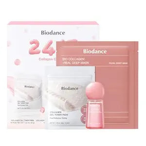 BIODANCE 24/7 Collagen Care Travel Set, 3-Step Daily Routine ,Travel Minis