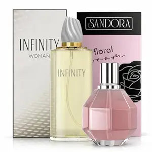 Sandora Fragrances Women’s Perfume 2-Pack – Eau de Parfum – Two Full-Size 100 ml Bottles – Clean Timeless Floral + Rich Feminine Floral Fragrance