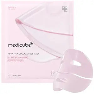 medicube Salmon DNA PDRN pink collagen jelly gel mask | overnight face mask for glass glow skin- elasticity, hydrating, firming and moisturizing | korean skincare, 28g, 1ea