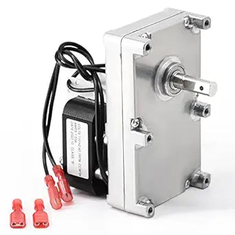 80488 Auger/Agitator Motor for Vogelzang VG5790 VG5770 Pellet Stoves, US Stove 5500 5500M, American Harvest 6039 6041, 1 RPM Counter Clockwise Auger Motor with Hole.