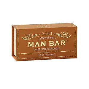San Francisco Soap Company Man Bar Soap, Spiced Tobacco, 10 oz