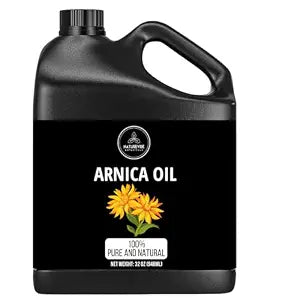 Naturevibe Botanicals Arnica Oil 32 Ounces | 100% Pure and Natural | Great for Skin Care and Hair Care