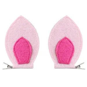 Fancheer Pink Pig Ears Hair Clips Women Pig Costume Animal Accessories