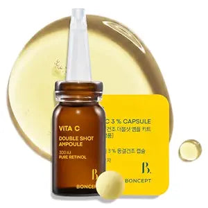 Korean Vitamin C Serum for Face, Dark Spot Retinol Ampoule 10ml