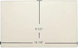 Ashley AFS241 Door Glass Replacement Γ 16 7/8" x 9 1/2" Ceramic Panel (053350)