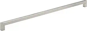 Richelieu Hardware BP520576195 Lipari Collection 22 5/8-inch (576 mm) Center-to-Center Brushed Nickel Modern Cabinet and Drawer Pull Handle for Kitchen, Bathroom, and Furniture