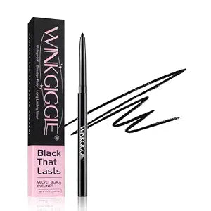 Black Eyeliner No Budge Retractable Eye Liner, Creamy Pigmented & Waterproof Creates Bold & Defined Lines Vegan & Cruelty-Free Easy to Apply ���Bl